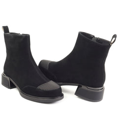 Karisma Ghete dama V724A340 61B 12 01 I negru velur ID5177-NGV