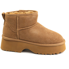 Energy Ghete dama stil UGG I1274 camel velur ID5211-CMLV