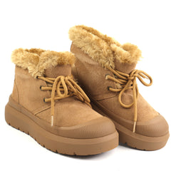 Energy Ghete dama stil UGG I1400 camel velur ID5212-CMLV