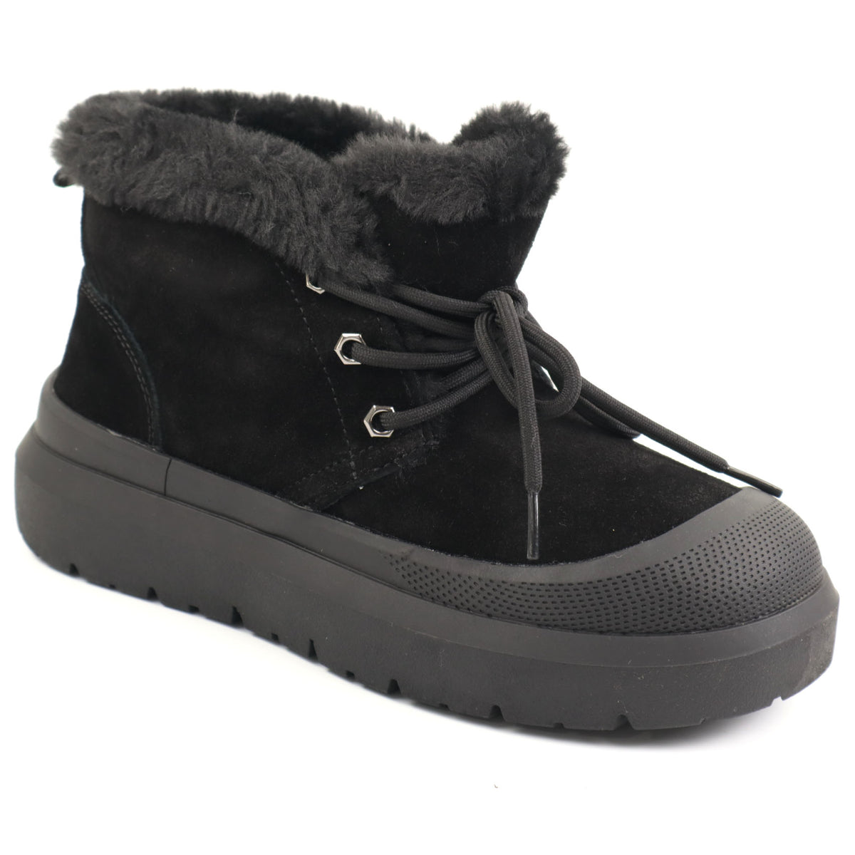 Energy Ghete dama stil UGG I1400 negru velur ID5212-NGV