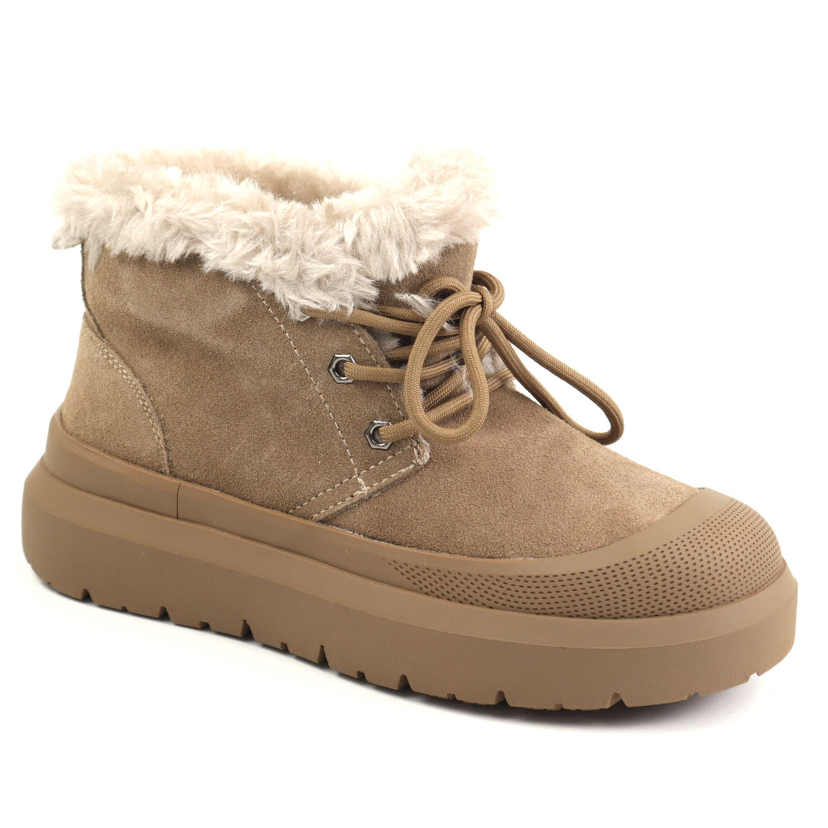 Energy Ghete dama stil UGG I1400 taupe velur ID5212-TPEV