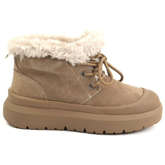 Energy Ghete dama stil UGG I1400 taupe velur ID5212-TPEV