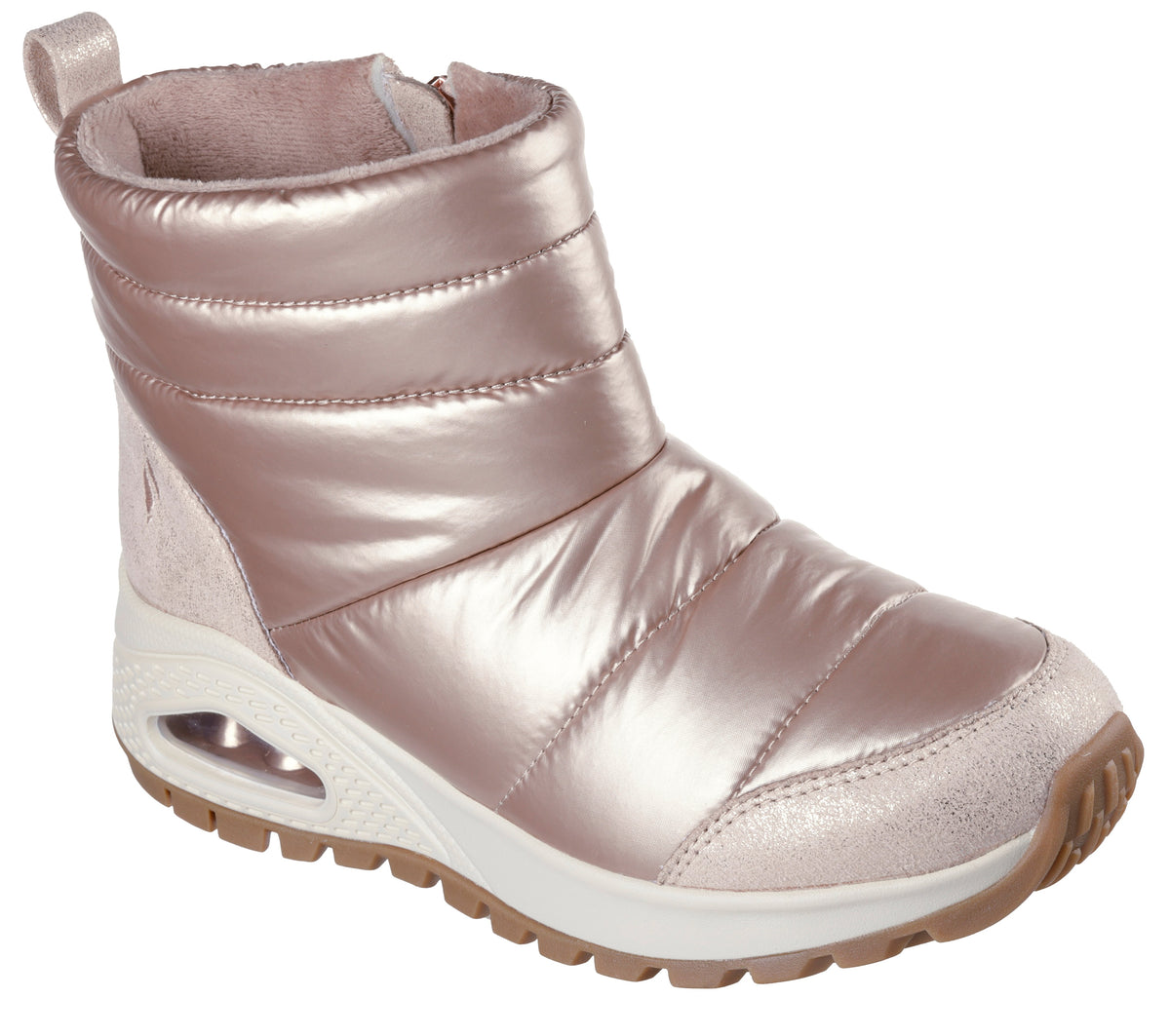 Skechers Ghete dama UNO RUGGED PUFFER DAZE 168127 ROSE/GOLD ID5218-RSGD