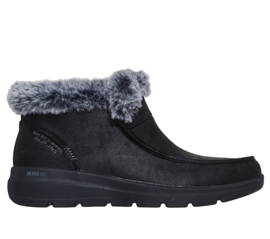 Skechers Ghete dama GLACIAL ULTRA COZY GETAWAY 144221 BBK ID5222-BBK