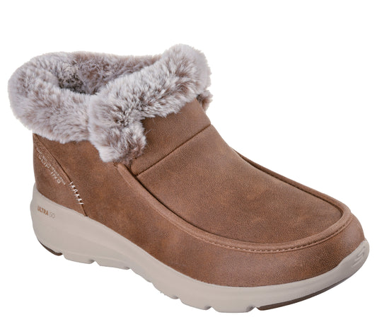 Skechers Ghete dama GLACIAL ULTRA COZY GETAWAY 144221 CHESTNUT ID5222-CSNT