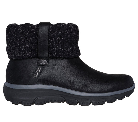 Skechers Ghete dama EASY GOING COZY WEATHER 2 168033 BLACK ID5224-BLK