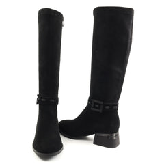 Feeling Cizme dama piele naturala 24 246 001 BLACK ID5227-BLK