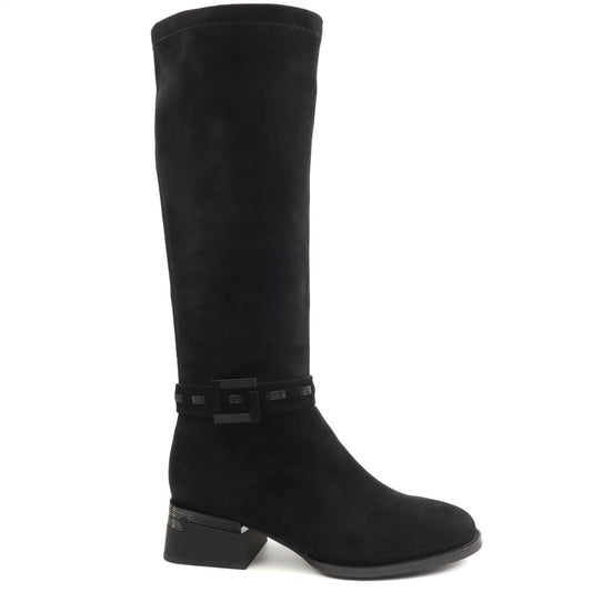 Feeling Cizme dama piele naturala 24 246 001 BLACK ID5227-BLK