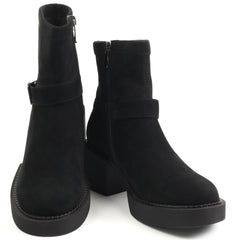 Feeling Ghete dama piele naturala  25 124 01 BLACK ID5228-BLK