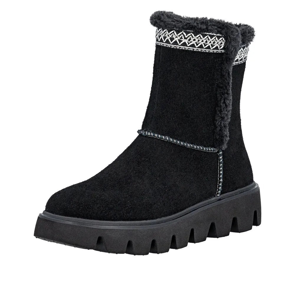 Rieker Ghete dama W2075 00 negru ID5232-NG