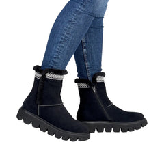 Rieker Ghete dama W2075 00 negru ID5232-NG