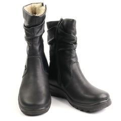 Rieker Cizme dama piele naturala Z7171 02 negru ID5247-NG