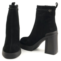 Epica Ghete dama H3DL70010B 01 I negru velur ID5264-NGV