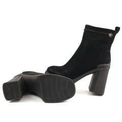 Epica Ghete dama H3DL70010B 01 I negru velur ID5264-NGV