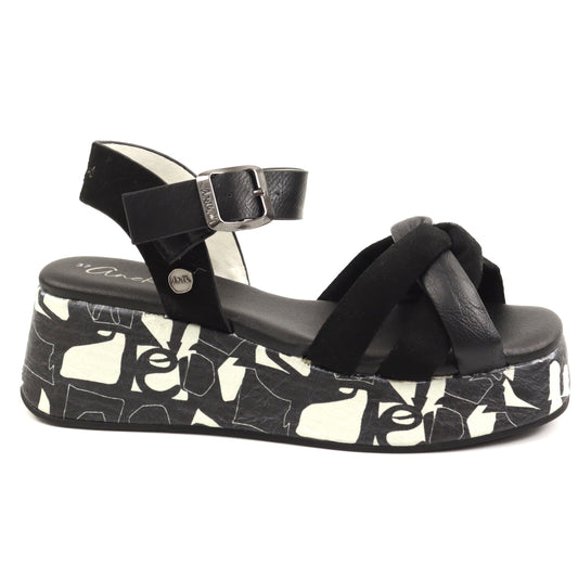 Anekke Sandale dama 42391 422 VALENCIA 423 BLACK ID5298-BLK