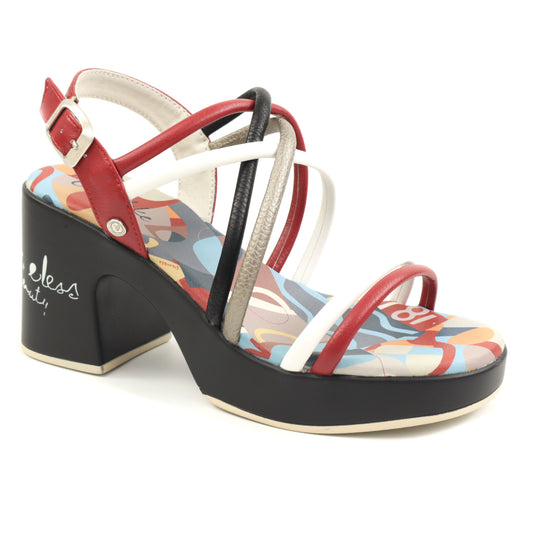 Anekke Sandale dama 42391 492 BARCELONA 423 NAVY/MULTICOLOR ID5303-NVMT