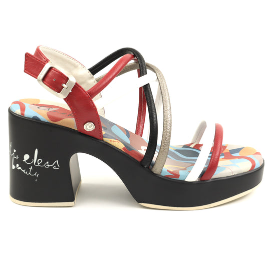 Anekke Sandale dama 42391 492 BARCELONA 423 NAVY/MULTICOLOR ID5303-NVMT