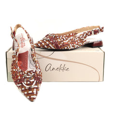 Anekke Pantofi dama primavara decupati 42391 416 ALBACETE 423 BURGUNDY ID5309-BURG