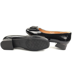 Anna Viotti Pantofi dama D111 3V92602 75 negru lac ID5324-NGL