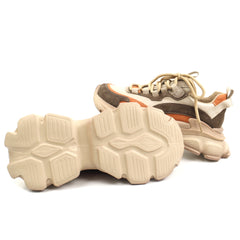 Franco Gerardo Pantofi dama piele naturala Y5758 2 CREAM/ORANGE ID5327-CROR