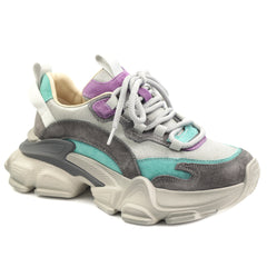 Franco Gerardo Pantofi dama Y5758 2 GREEN/PURPLE ID5327-GRPUR