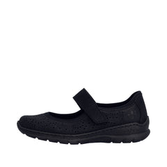 Rieker Pantofi dama perforati N4299 00 negru ID5331-NG