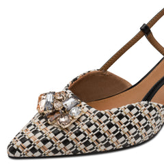 Tamaris Pantofi dama eleganti 1 29512 46 BLACK/COMBINATION ID5332-BKCOMB