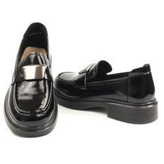 Pass Collection Pantofi dama M5M580012A 01 L negru lac ID5360-NGL