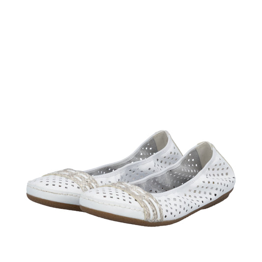 Rieker Balerini dama 41430 81 alb ID5373-ALB