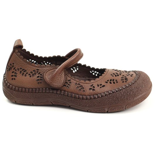 GRYXX Pantofi dama piele naturala 9VZM80008B 02 N maro ID5380-MARO
