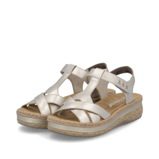 Rieker Sandale dama V0919 90 auriu ID5392-AU