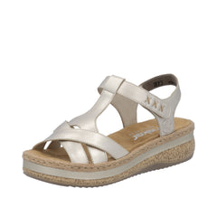 Rieker Sandale dama V0919 90 auriu ID5392-AU