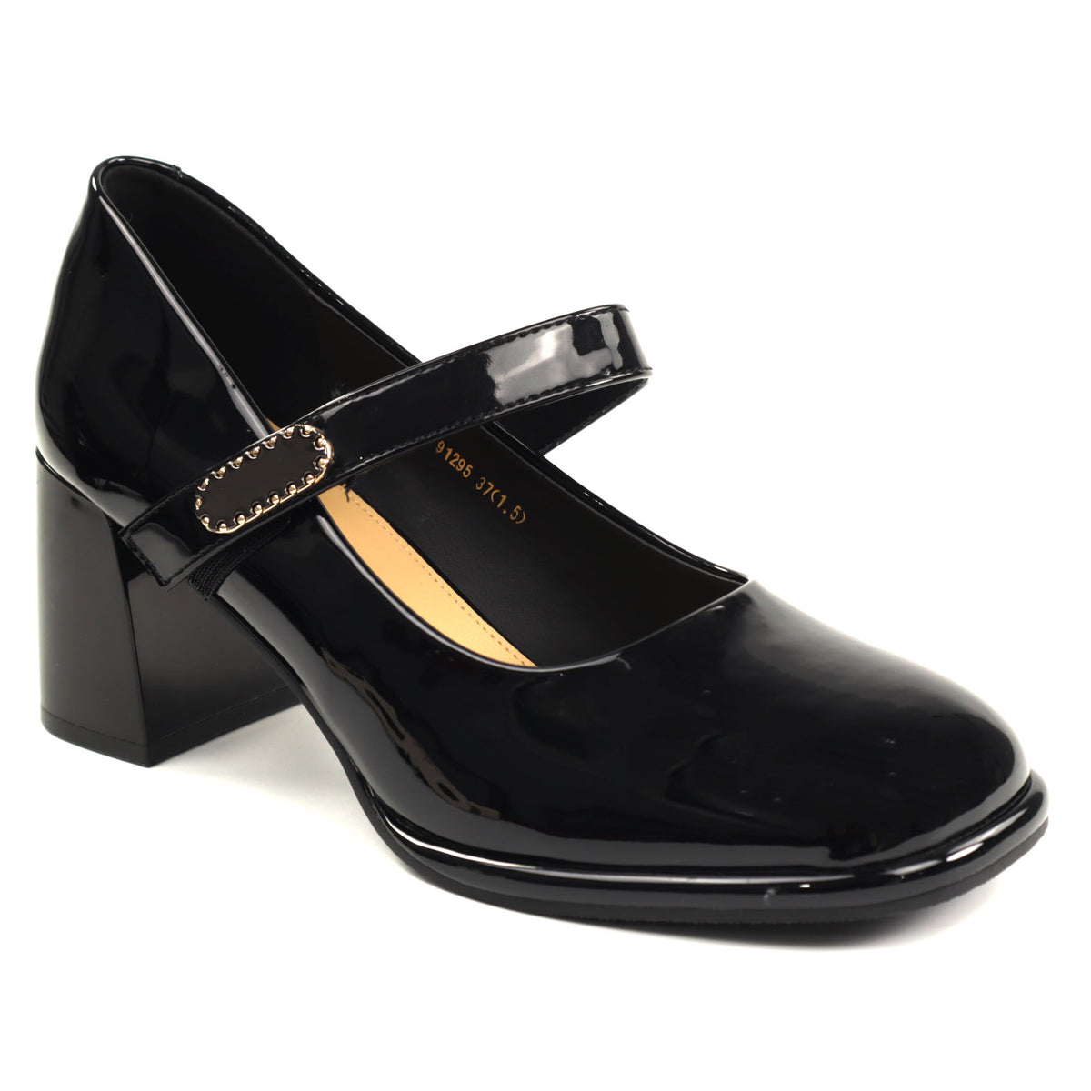 Feeling Pantofi dama piele naturala 91295  BLACK ID5397-BLK