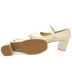 Feeling Pantofi dama piele naturala 91295  WHITE ID5397-WHT