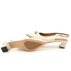 Feeling Pantofi dama piele naturala 58038 WHITE ID5398-WHT