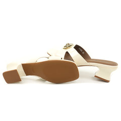 Feeling Papuci dama piele naturala 31080 BEIGE ID5399-BEIGE