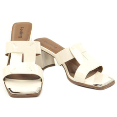 Feeling Papuci dama piele naturala 31099 BEIGE ID5400-BEIGE