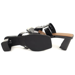 Feeling Papuci dama piele naturala 31099 BLACK ID5400-BLK