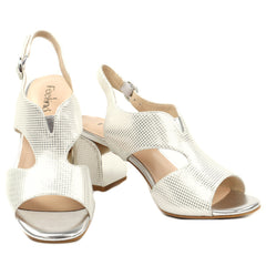 Feeling Sandale dama piele naturala 26 548 02 SILVER ID5405-SLV