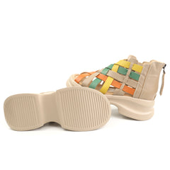 Pass Collection Ghete dama vara piele naturala 3OLY80009D 15 N multicolor ID5415-MCL