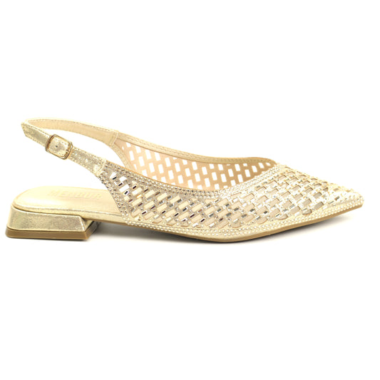 Menbur Pantofi dama decupati AM72300  auriu ID5420-AU