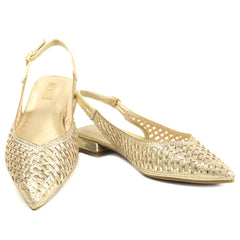 Menbur Pantofi dama decupati AM72300  auriu ID5420-AU