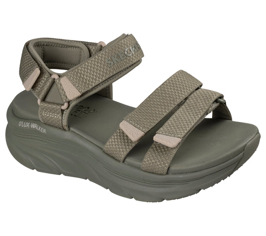 Skechers Sandale dama D'LUX WALKER SANDAL SEA SCAPE 119826 OLIVE ID5424-OLV