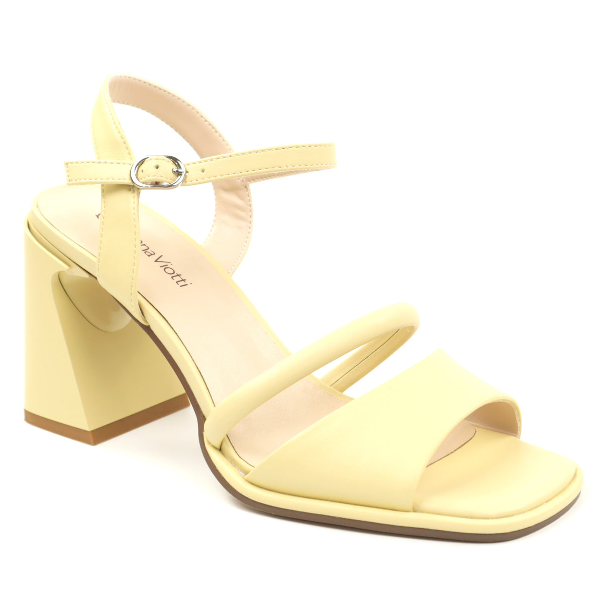 Anna Viotti Sandale dama piele naturala D106 50122 RS365V YELLOW ID5430-YEL