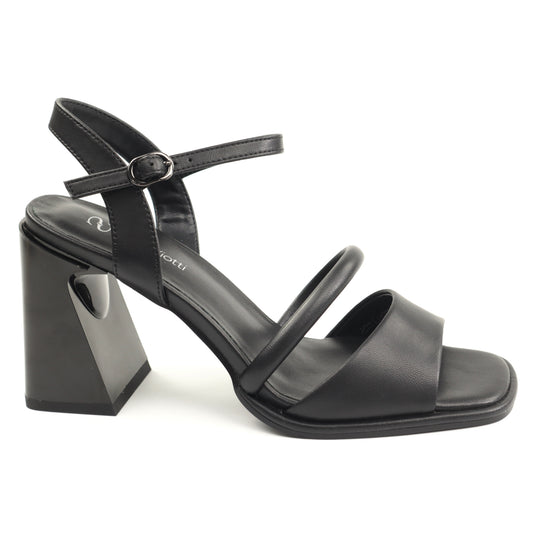 Anna Viotti Sandale dama piele naturala D106 50122 RS365V A BLACK ID5433-BLK
