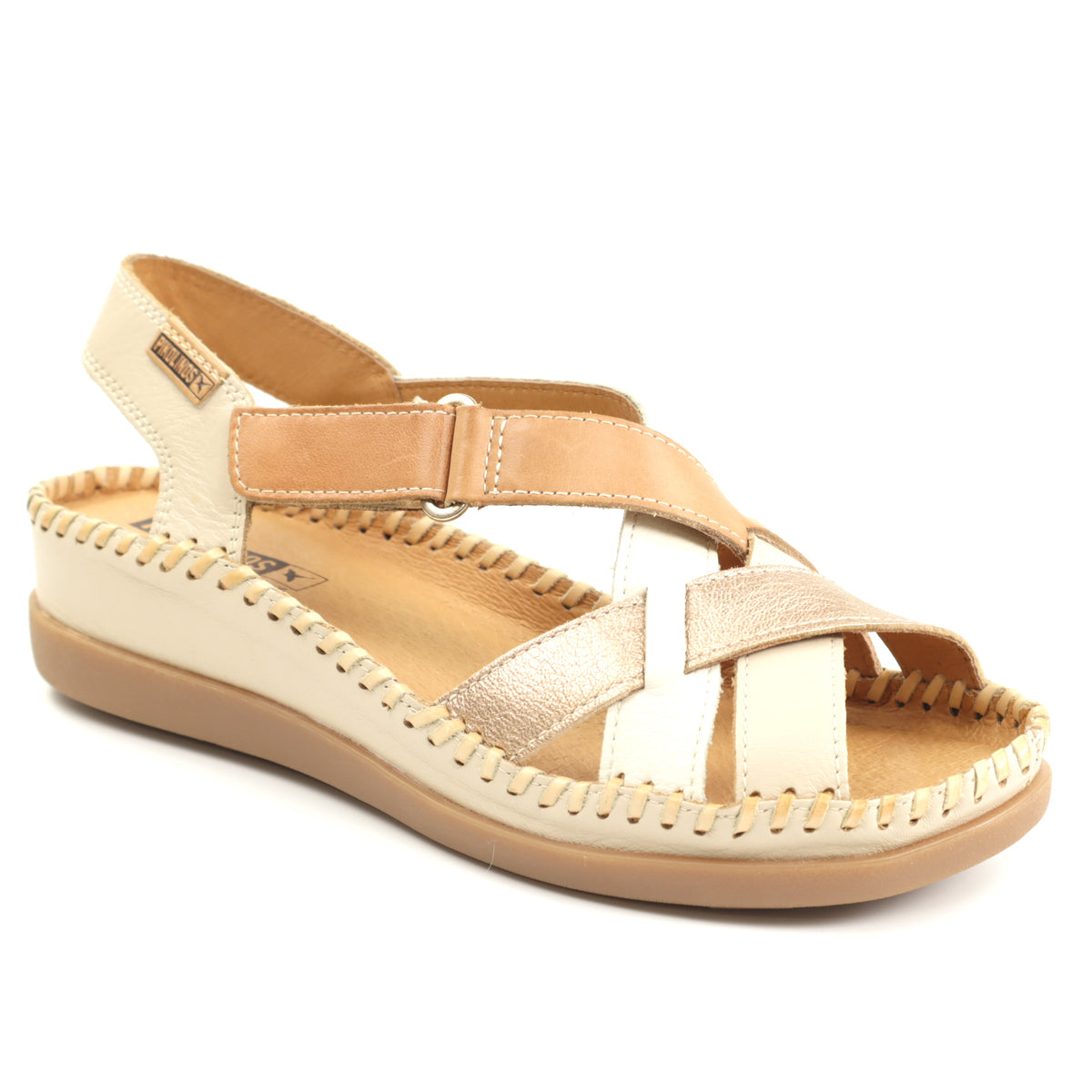 Pikolinos Sandale dama piele naturala W8K 0741C2 MARFIL ID5434-MARF