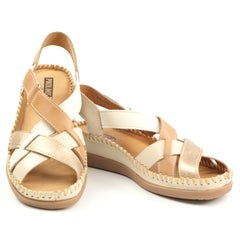 Pikolinos Sandale dama piele naturala W8K 0741C2 MARFIL ID5434-MARF