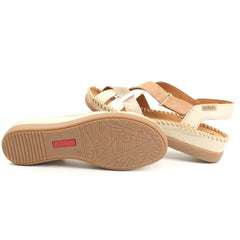 Pikolinos Sandale dama piele naturala W8K 0741C2 MARFIL ID5434-MARF