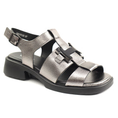 GRYXX Sandale dama piele naturala H176017K2B 18 N SILVER ID5437-SLV