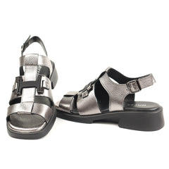 GRYXX Sandale dama piele naturala H176017K2B 18 N SILVER ID5437-SLV